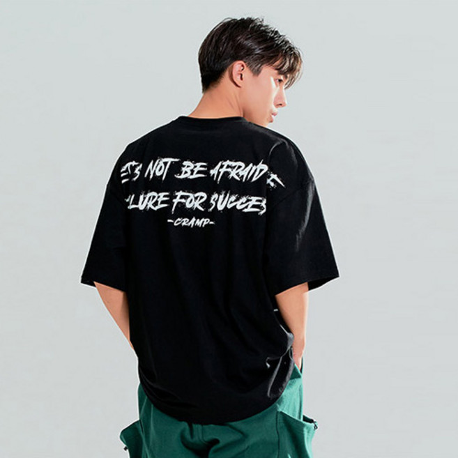 크램프 빅사이즈클럽 남성용 석세스 반팔티