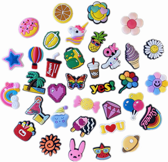 ICores 可愛鞋子裝飾配件 30款套組 隨機出貨