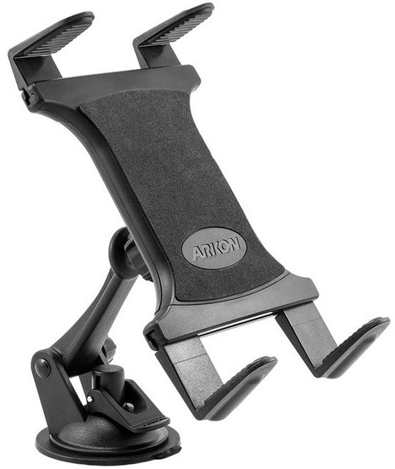 ARKON 슬림그립 차량용 유리 대쉬보드 태블릿 거치대 TAB179, 블랙, 1개