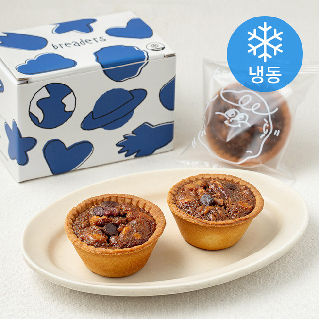 브레더스 피칸호두 달덩이 타르트 (냉동), 75g, 1개, 3개입
