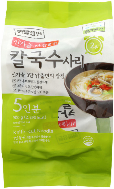 칠갑농산 칼국수사리, 1개, 900g