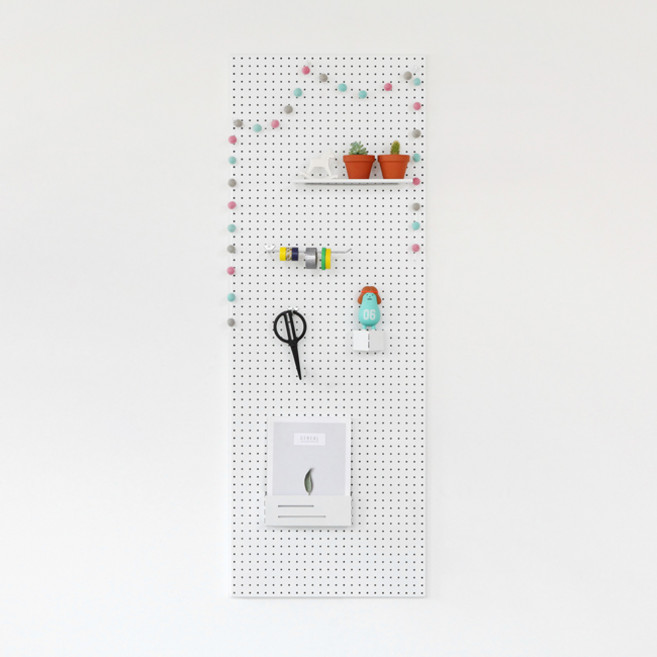 타공판닷컴 인테리어 솔리드 타공판 1400 x 500 mm, 1개, 화이트