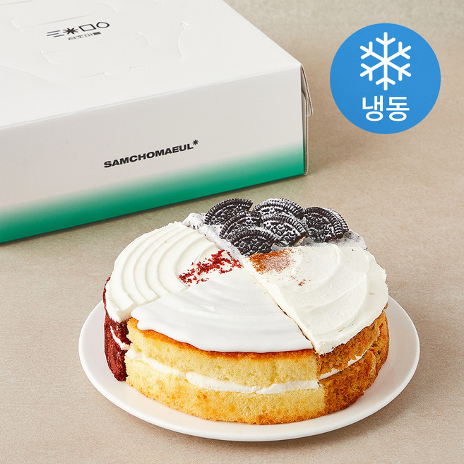 삼초마을 버라이어티 케이크 (냉동), 650g, 1개