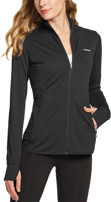 테슬라 여성용 래쉬가드 겸용 집업 자켓