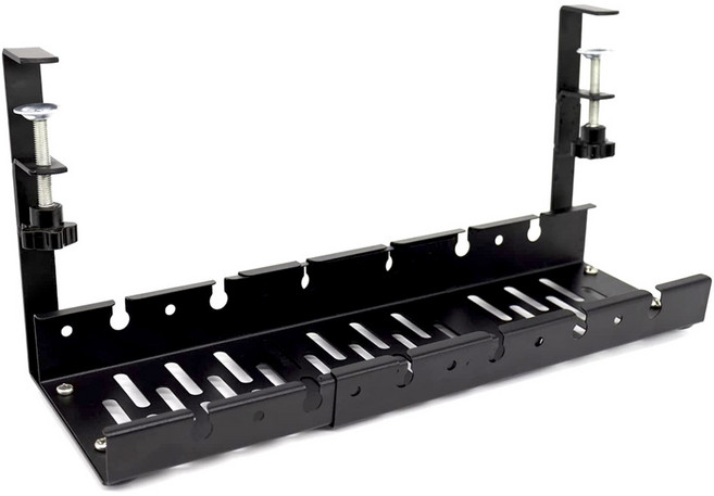 원스탑 무타공 멀티탭 거치대 SE-MR550, 블랙, 1개