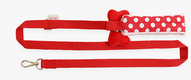 이츠독 반려동물 디즈니 리본 리드줄, 미니, 1개