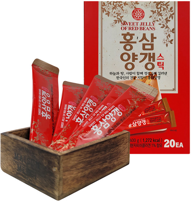 명성제과 홍삼 양갱 스틱, 20개, 20g