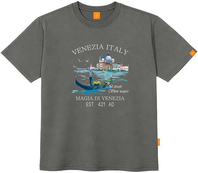 L.LAMO 男女通用 Venezia 短袖 T恤