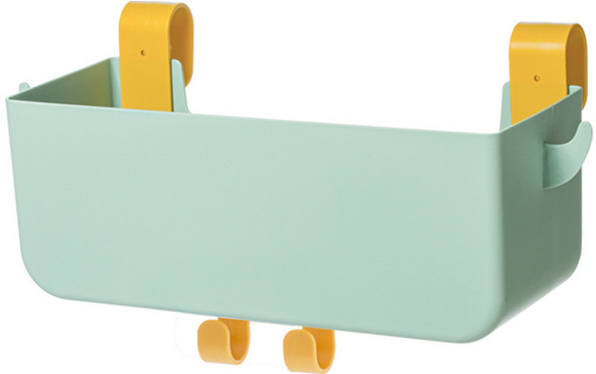 셀렉숀 침대 걸이 수납 정리함, 그린, 1개