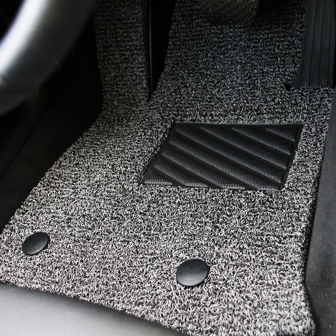 포시즌 자동차 코일매트 확장일체형 1 + 2열 세트, 현대 더뉴 아이오닉5 2024년 3월, 그레이