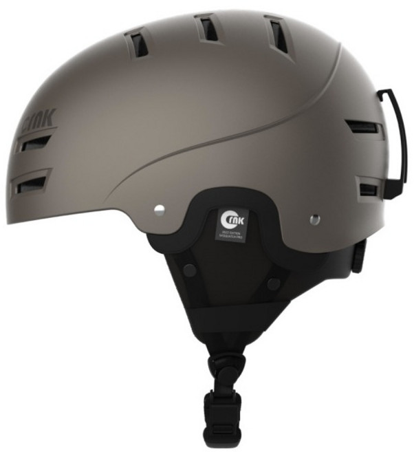 크랭크 사스콰치 스노우보드 스키 헬멧, Brown, 1개