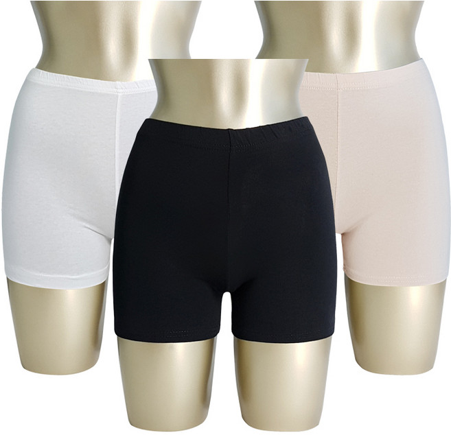 모띠마마 여성용 통기성 순면 스판 3부 속바지 3종 세트