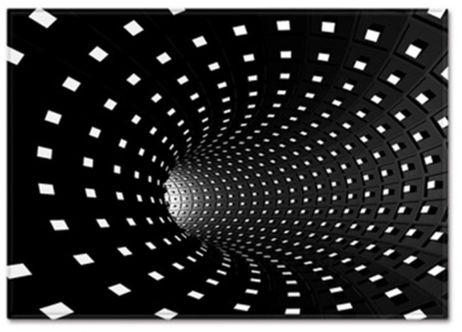 나도 모르게 빠져들어가는 모던 옵아트 패브릭 발매트 러그