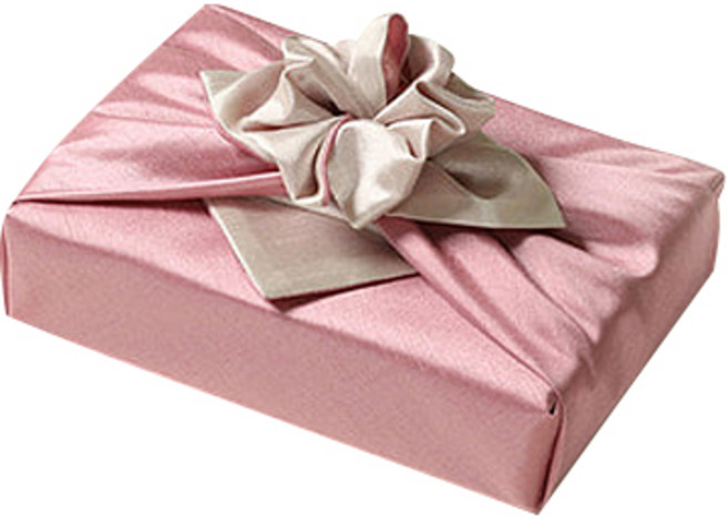 통샵 실크 겹 보자기 210 x 210 cm, 103 인디핑크 + 아이보리, 1개