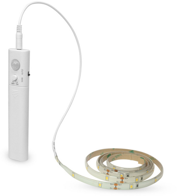 루미앤 LED 스트립 모션 센서등, 전구색, 1개