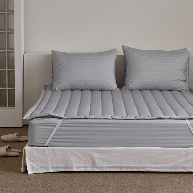 maatila 防蟎抗敏經典飯店級絲綢棉感固定鬆緊帶保潔墊, 現代風