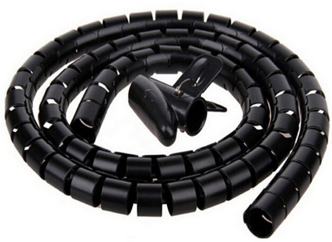 홈데코레 케이블 정리커버 + 커버리더기, 1개, 블랙