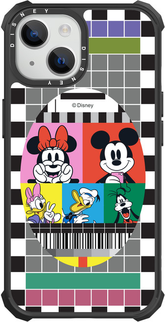 디즈니 임팩트 미키 앤 프렌즈 레트로 키치 디자인 휴대폰 케이스