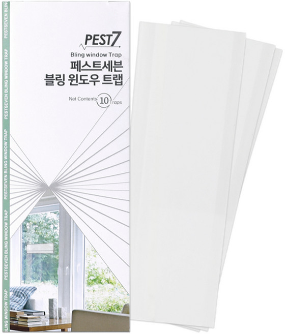 페스트세븐 블링 윈도우 끈끈이 트랩 10p, 80g, 1개