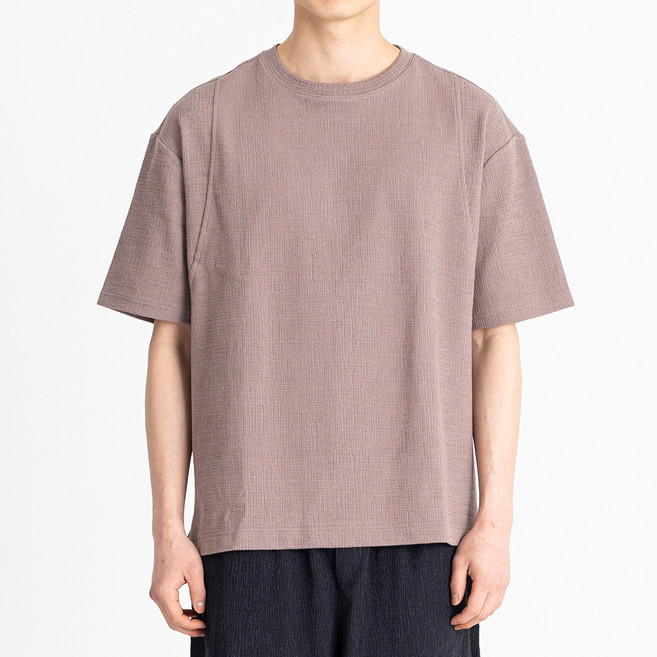 킨록 남성용 입체 조직감 베이직 티셔츠