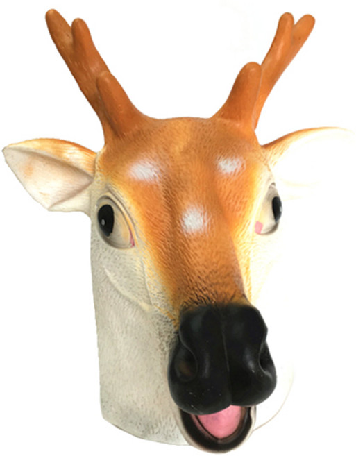 마켓감성 웃긴 동물 파티 가면, 사슴, 1개