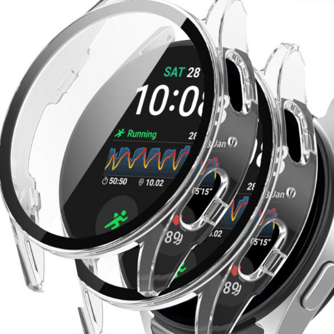 림스테일 9H 풀커버 일체형 SF코팅 케이스, 투명, 2개