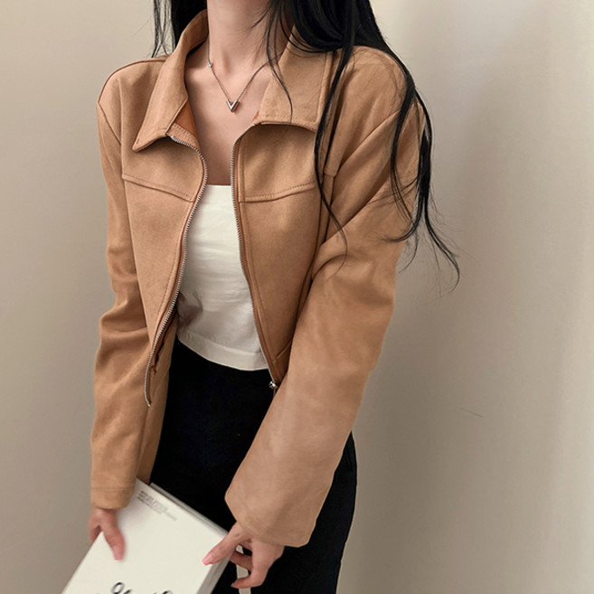 어썸풀 여성용 로스차트 스웨이드 자켓 A26SPJK010525