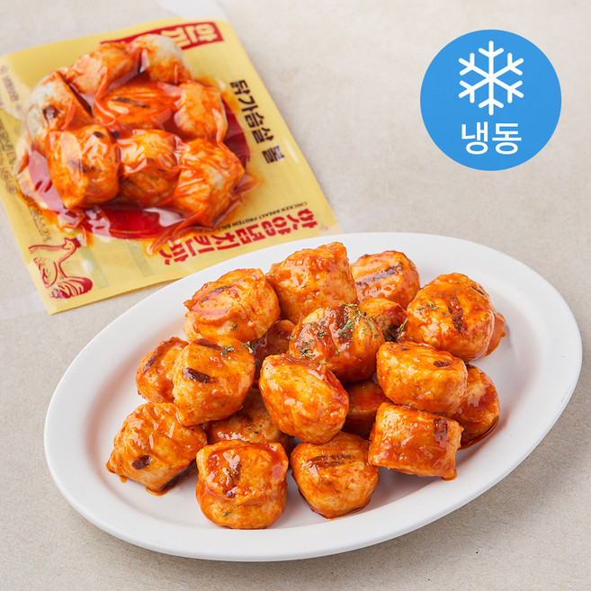 한끼통살 닭가슴살 볼 핫양념치킨맛 (냉동), 100g, 1개입, 5개