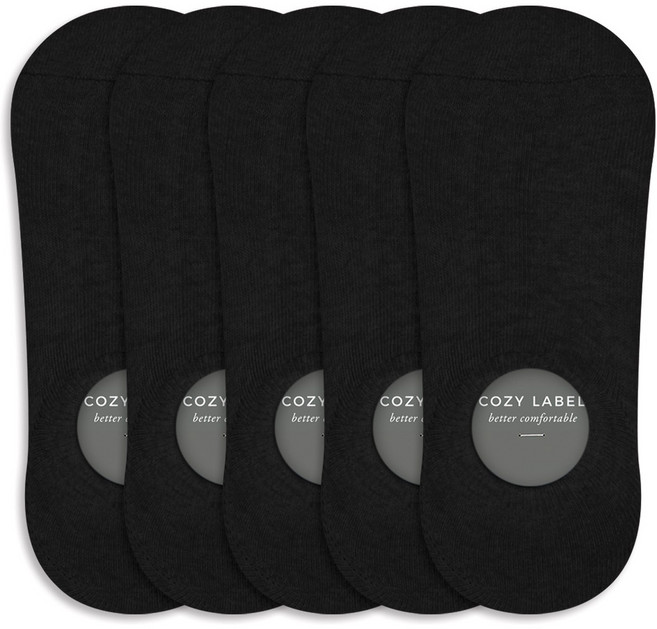 COZY LABEL 男士雙層氣墊運動隱形襪5雙