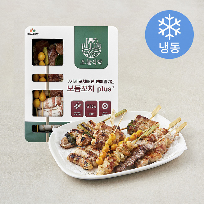 오늘식탁 모듬꼬치 플러스 (냉동), 515g, 1개