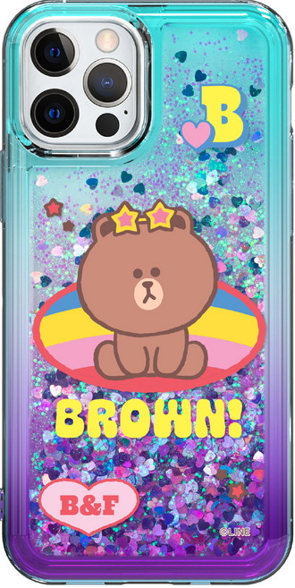 라인프렌즈 레인보우 블링 아쿠아 케이스