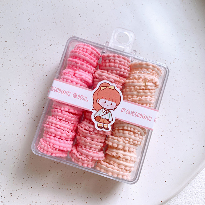 아기코끼리 레이스 미니 링 머리끈