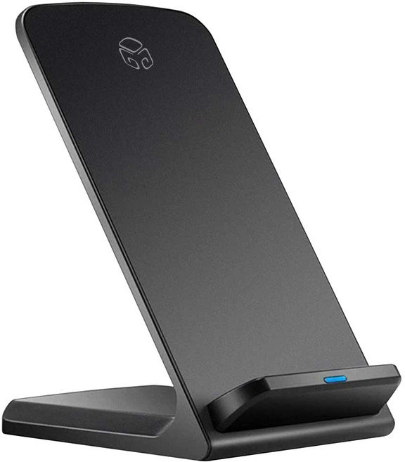 디지지 듀얼코일 PD15W 고속 무선충전 거치대, 블랙, 1개