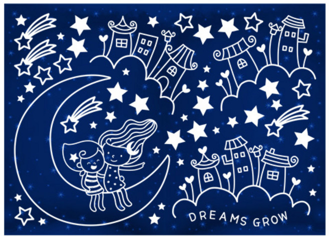 환타스틱스 데코야광인테리어 달키즈 스티커 FDS-21214