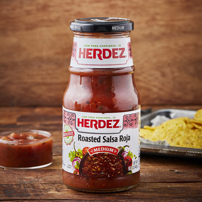 헤르데즈 로스티드 레드 살사 소스, 445g, 1개