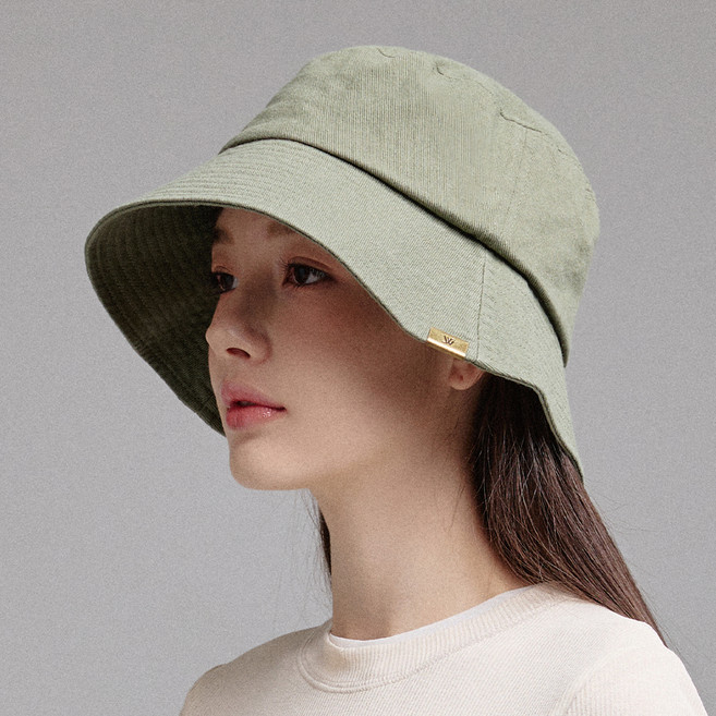 화이트샌즈 남녀공용 오버핏 빈티지 워싱 미스터빅 면 버킷햇