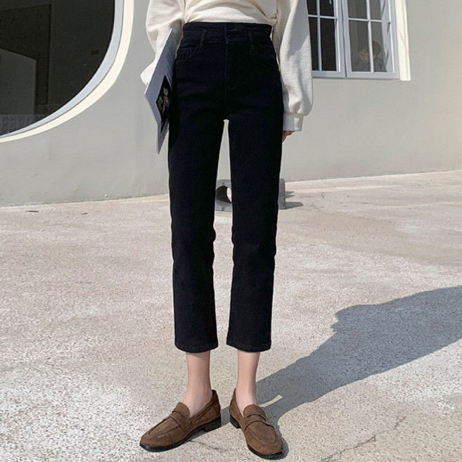 어썸풀 여성용 카본커드 9부 기모 팬츠 A25WP093001