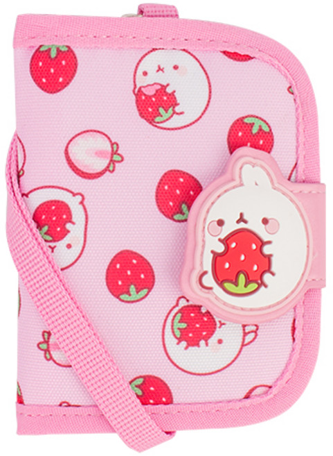 윙하우스 몰랑 패턴 2단 목걸이지갑 ML0003