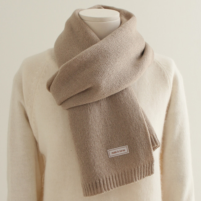 바비수 세런 베이직니트 머플러