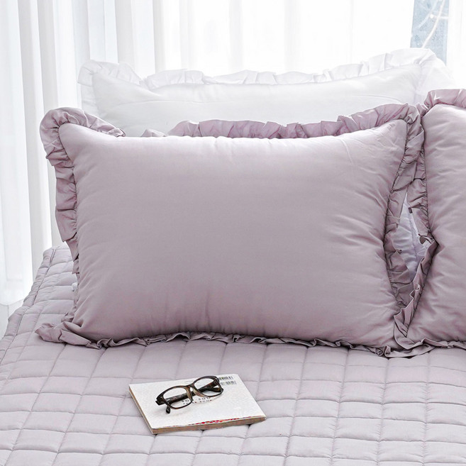 스코홈 국내 제조 순면 코튼소울 누빔 베개커버