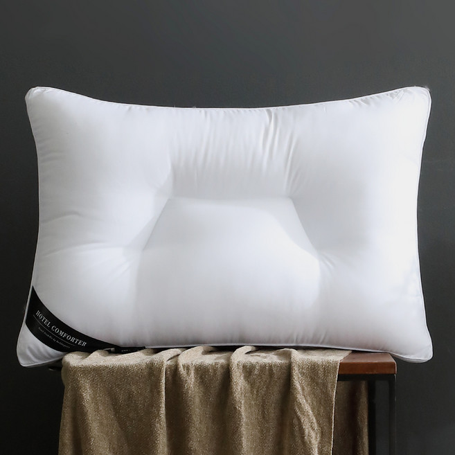 아토앤알로 블랙라벨 알러지케어 항균 호텔용 마이크로화이바 경추 베개솜, 화이트, 1개