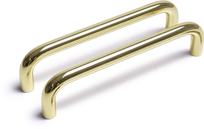 손잡이세상 10mm 베이직 가구손잡이 골드 P128, 2개