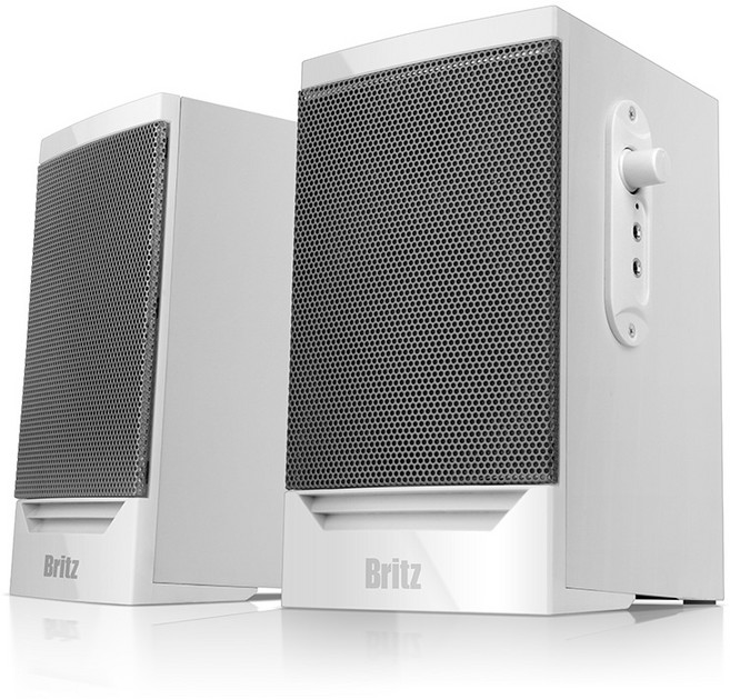 브리츠 Bookshelf 스피커, BZ-SL4, 화이트