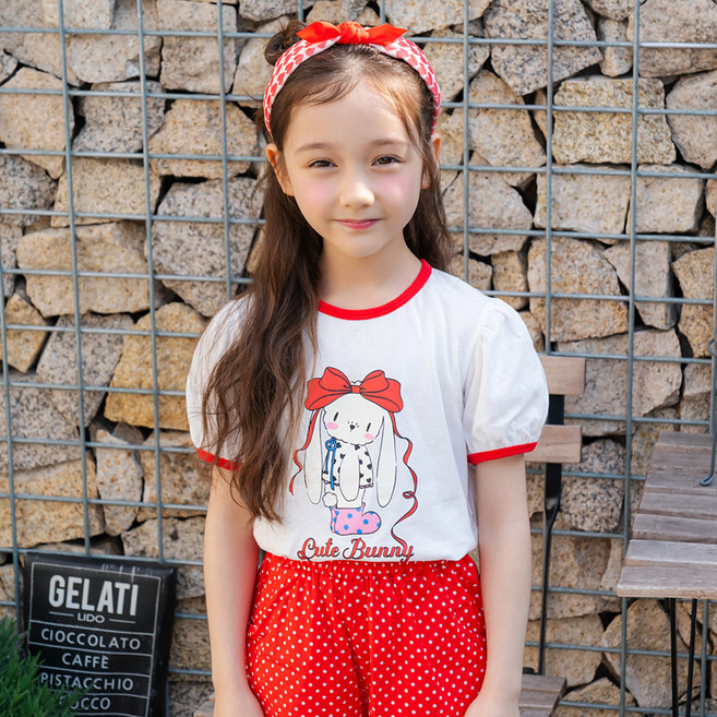 라라아망 바니바니 퍼프 티셔츠