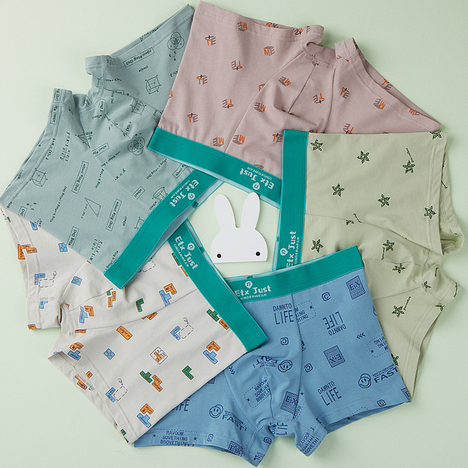 이티엑스저스트 스콕스 학생 사각 드로즈 팬티 5종 세트