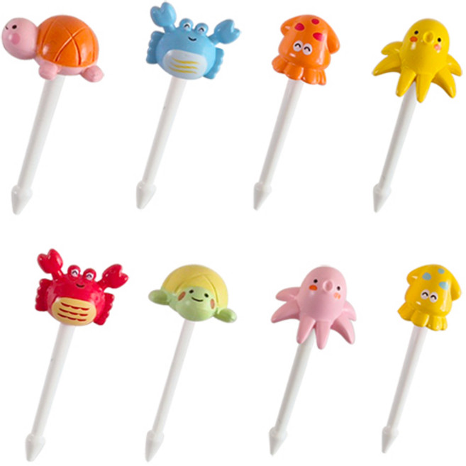 큐트미 아기자기 큐트미 거북이 바다친구 8종 세트 MP377, 8개입, 1세트