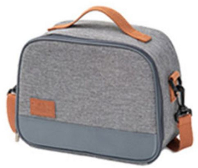 에코팩토리 포터블 보냉백 스퀘어 크로스백, 혼합색상