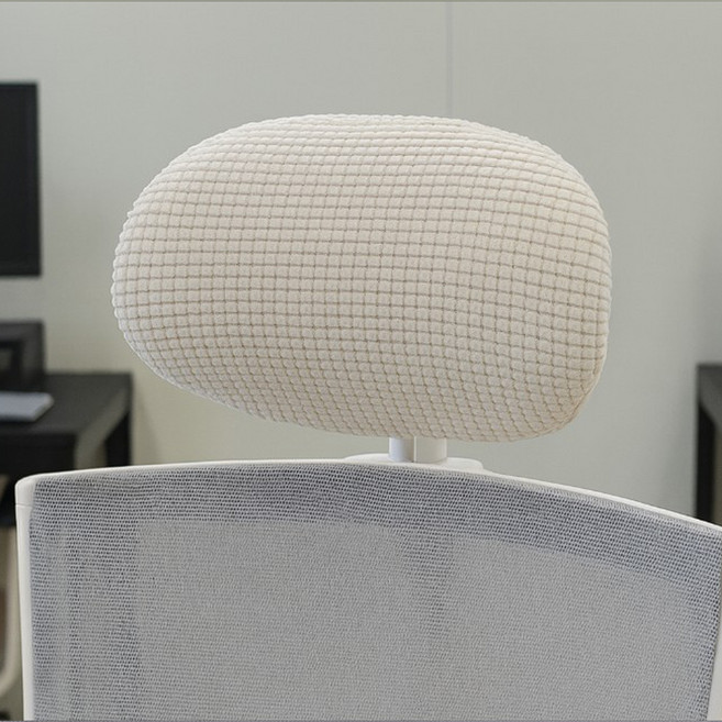 러빙랩 의자 리폼 헤드커버, 아이보리, 1개