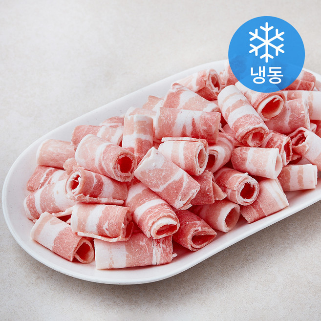 미트포유 덴마크 무연골 대패삼겹 2mm (냉동), 1개, 1kg