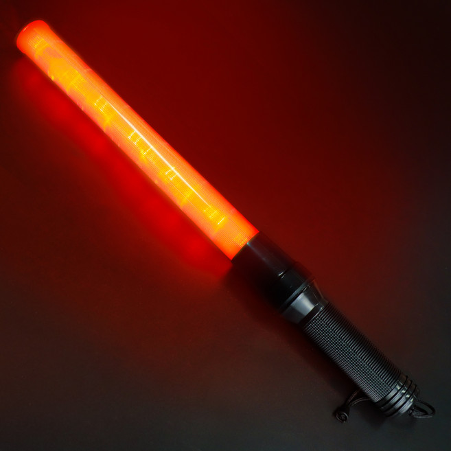 비에이비오 LED 고휘도 파티 경광 응원봉 54cm, 레드, 1개